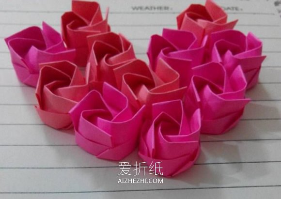 简易玫瑰花怎么叠- www.aizhezhi.com