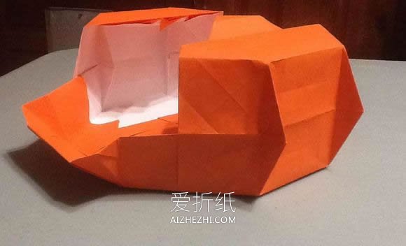 万圣节南瓜灯怎么折立体详细过程- www.aizhezhi.com