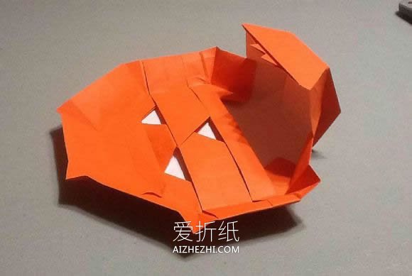 万圣节南瓜灯怎么折立体详细过程- www.aizhezhi.com