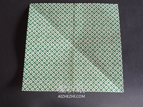 比翼齐飞千纸鹤怎么折的方法图解- www.aizhezhi.com