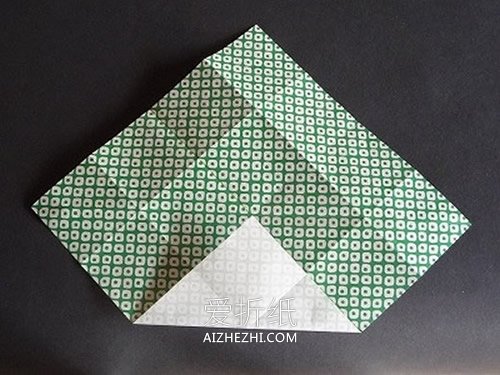 比翼齐飞千纸鹤怎么折的方法图解- www.aizhezhi.com