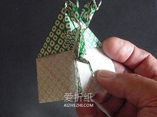 比翼齐飞千纸鹤怎么折的方法图解- www.aizhezhi.com