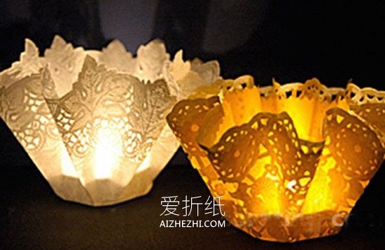 怎么用纸杯垫做中秋节灯笼- www.aizhezhi.com