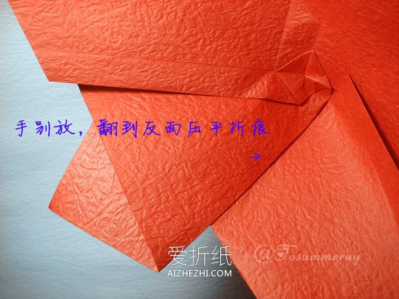 怎么折叠无格PT玫瑰折法- www.aizhezhi.com