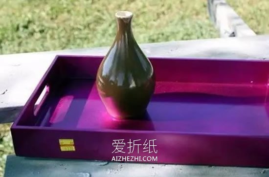 怎么用瓶盖改造托盘- www.aizhezhi.com