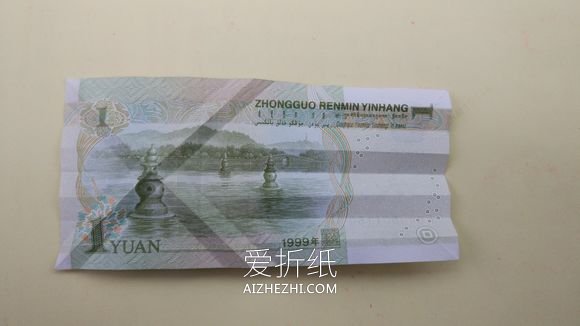 怎么折心花怒放用纸币- www.aizhezhi.com