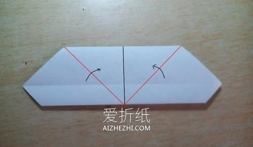 怎么折格纹爱心- www.aizhezhi.com