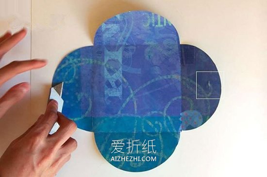怎么折叠制作扁平包装盒- www.aizhezhi.com