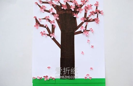 樱花贴画怎么做- www.aizhezhi.com