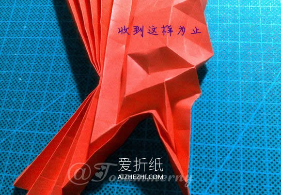 怎么折带翅膀爱心戒指的折法- www.aizhezhi.com