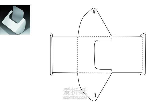 纸盒包装怎么折叠带展开图- www.aizhezhi.com