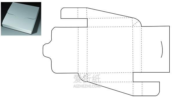纸盒包装怎么折叠带展开图- www.aizhezhi.com