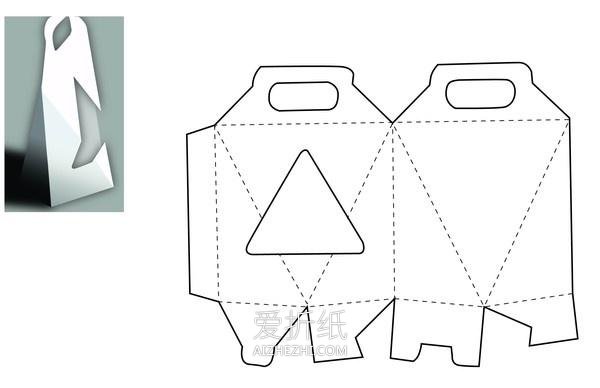 纸盒包装怎么折叠带展开图- www.aizhezhi.com