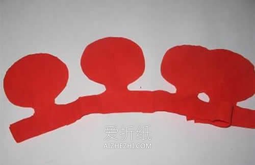 皱纹纸红玫瑰花怎么做教程- www.aizhezhi.com