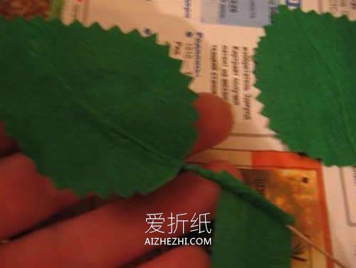 皱纹纸红玫瑰花怎么做教程- www.aizhezhi.com