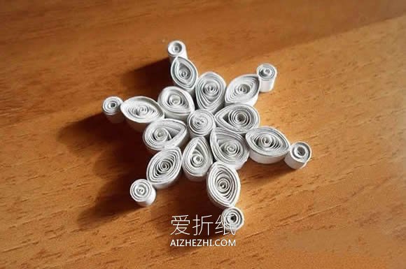 衍纸雪花挂饰怎么做- www.aizhezhi.com