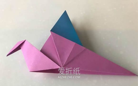 拍翼鸟折纸- www.aizhezhi.com