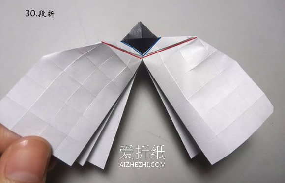 蝴蝶菜粉蝶怎么折- www.aizhezhi.com