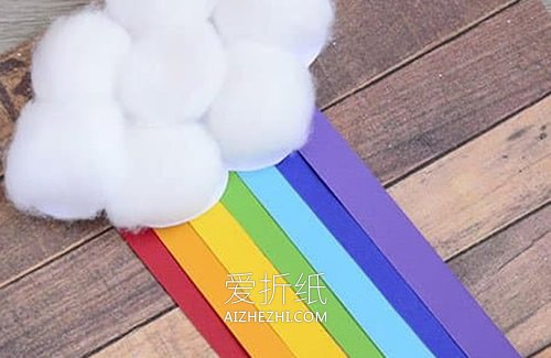卡纸彩虹怎么做- www.aizhezhi.com